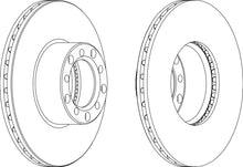 Load image into Gallery viewer, Front Pair Of Brake Discs Fits Alfa Romeo Mercedes-Benz Ferodo DDF142