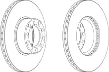 Load image into Gallery viewer, Front Pair Of Brake Discs Fits Mercedes-Benz OE 1264200005 Ferodo DDF143