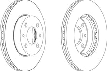 Load image into Gallery viewer, Front Pair Of Brake Discs Fits Alfa Romeo Fiat OE 7550923 Ferodo DDF148