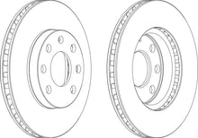 Load image into Gallery viewer, Pair Of Coated Brake Discs Ferodo DDF151C
