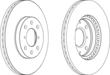 Load image into Gallery viewer, Pair Of Coated Brake Discs Ferodo DDF1520C