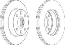 Load image into Gallery viewer, Front Pair Of Brake Discs Fits Dacia OE 6001539659 Ferodo DDF1521