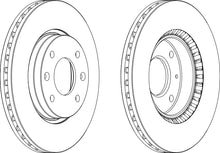 Load image into Gallery viewer, Front Pair Of Brake Discs Fits Hyundai Kia OE 517123C000 Ferodo DDF1522
