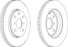Load image into Gallery viewer, Pair Of Coated Brake Discs Ferodo DDF1527C