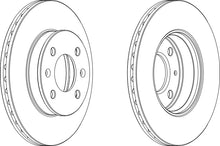 Load image into Gallery viewer, Pair Of Coated Brake Discs Ferodo DDF1529C