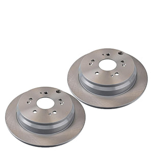 Pair Of Rear Coated Brake Discs Fits CR-V III IV OE 42510SWWG01 Ferodo DDF1608C