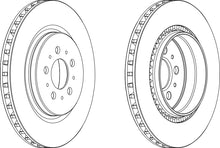 Load image into Gallery viewer, Rear Pair Of Brake Discs Fits Volvo OE 8672113 Ferodo DDF1683
