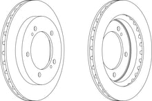 Load image into Gallery viewer, Pair Of Coated Brake Discs Ferodo DDF1687C
