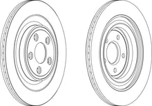 Load image into Gallery viewer, Pair Of Coated Brake Discs Ferodo DDF1703C