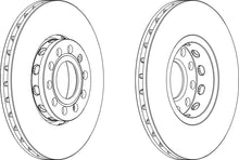 Load image into Gallery viewer, Pair Of Coated Brake Discs Ferodo DDF1706C