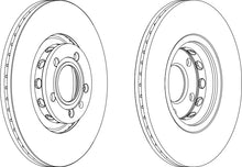 Load image into Gallery viewer, Pair Of Coated Brake Discs Ferodo DDF1707C