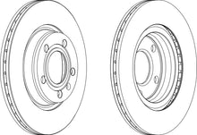 Load image into Gallery viewer, Pair Of Coated Brake Discs Ferodo DDF1708C