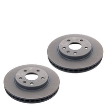 Load image into Gallery viewer, Front Pair Of Coated Brake Discs Fits Opel Saab Vauxhall Ferodo DDF1721C