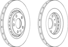 Load image into Gallery viewer, Pair Of Coated Brake Discs Ferodo DDF1727C