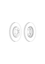Load image into Gallery viewer, Front Pair Of Coated Brake Discs Fits Mazda Opel OE G33Y3325X Ferodo DDF1739C