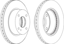 Load image into Gallery viewer, Pair Of Coated Brake Discs Ferodo DDF1740C