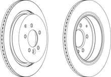 Load image into Gallery viewer, Rear Pair Of Brake Discs Fits Kia Opel OE 584111D000 Ferodo DDF1752