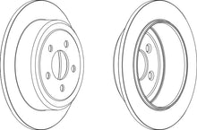 Load image into Gallery viewer, Rear Pair Of Brake Discs Fits Dodge Jeep Opel OE 52129250AA Ferodo DDF1760