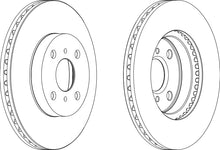 Load image into Gallery viewer, Pair Of Coated Brake Discs Ferodo DDF1779C