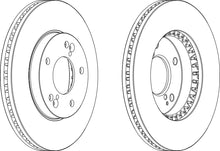 Load image into Gallery viewer, Front Pair Of Brake Discs Fits Hyundai Opel OE 5171239001 Ferodo DDF1786