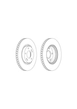 Load image into Gallery viewer, Pair Of Coated Brake Discs Ferodo DDF1795C