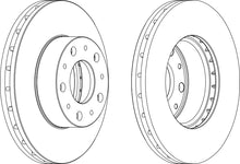 Load image into Gallery viewer, Pair Of Coated Brake Discs Ferodo DDF1800C