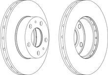 Load image into Gallery viewer, Pair Of Coated Brake Discs Ferodo DDF1809C