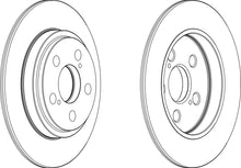 Load image into Gallery viewer, Rear Pair Of Brake Discs Fits Toyota OE 4243152150 Ferodo DDF1866