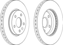 Load image into Gallery viewer, Pair Of Coated Brake Discs Ferodo DDF1869C