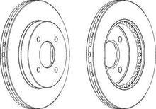 Load image into Gallery viewer, Front Pair Of Brake Discs Fits Nissan OE 402062N301 Ferodo DDF1885