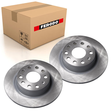Pair Of Coated Brake Discs Ferodo DDF1895C