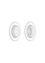 Load image into Gallery viewer, Rear Pair Of Brake Discs Fits Volvo OE 272429 Ferodo DDF1964