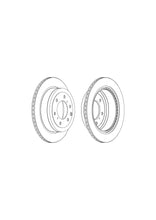 Load image into Gallery viewer, Pair Of Coated Brake Discs Ferodo DDF1965C