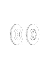 Load image into Gallery viewer, Pair Of Coated Brake Discs Ferodo DDF2068C