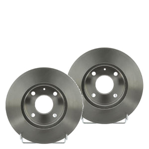 Front Pair Of Brake Discs Fits Ford Panther OE 1102560 Ferodo DDF209
