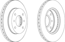 Load image into Gallery viewer, Pair Of Coated Brake Discs Ferodo DDF260C