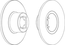Load image into Gallery viewer, Front Pair Of Brake Discs Fits Austin Innocenti MG Riley Rover Wol Ferodo DDF286