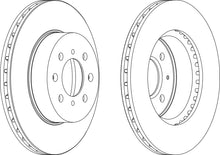 Load image into Gallery viewer, Front Pair Of Brake Discs Fits Honda OE 45251SF0000 Ferodo DDF448