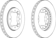 Load image into Gallery viewer, Pair Of Coated Brake Discs Ferodo DDF450C