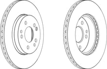 Load image into Gallery viewer, Front Pair Of Brake Discs Fits Mercedes-Benz OE 1244211512 Ferodo DDF457