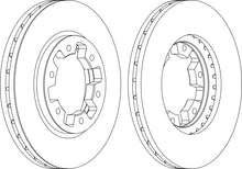 Load image into Gallery viewer, Front Pair Of Brake Discs Fits Ford Nissan OE 1954433 Ferodo DDF464