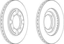Load image into Gallery viewer, Front Pair Of Brake Discs Fits Hyundai OE 5171228300 Ferodo DDF482