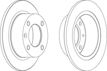 Load image into Gallery viewer, Rear Pair Of Brake Discs Fits Citroen OE 95667811 Ferodo DDF490