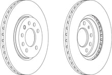 Load image into Gallery viewer, Front Pair Of Brake Discs Fits Opel Saab Vauxhall OE 569047 Ferodo DDF491