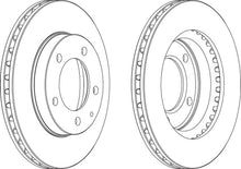 Load image into Gallery viewer, Pair Of Coated Brake Discs Ferodo DDF496C