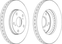 Load image into Gallery viewer, Front Pair Of Brake Discs Fits Lexus Mercedes-Benz Toyota Ferodo DDF501