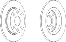 Load image into Gallery viewer, Rear Pair Of Brake Discs Fits Fiat Mazda OE B46126251C Ferodo DDF525