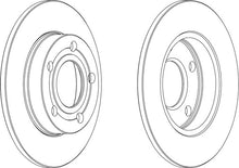 Load image into Gallery viewer, Rear Pair Of Brake Discs Fits Audi Fiat OE 895615601A Ferodo DDF543