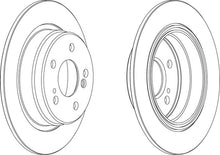 Load image into Gallery viewer, Rear Pair Of Brake Discs Fits Fiat Mercedes-Benz OE 1294230012 Ferodo DDF548