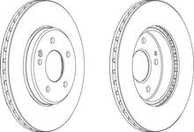 Load image into Gallery viewer, Pair Of Coated Brake Discs Ferodo DDF588C